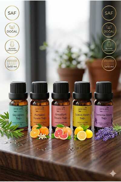 Antik Şifa %100 Lavanta yağı, Portakal yağı, Limon yağı, Greyfurt Yağı, Çay a...