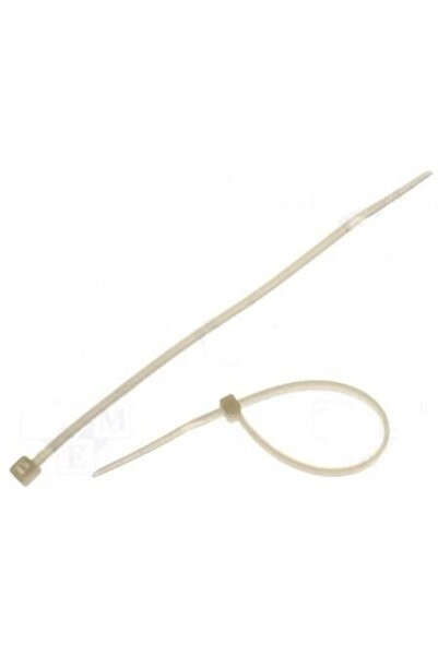 OEM Colier transparent pentru cabluri 2.5 x 120 mm (100 bucăți)