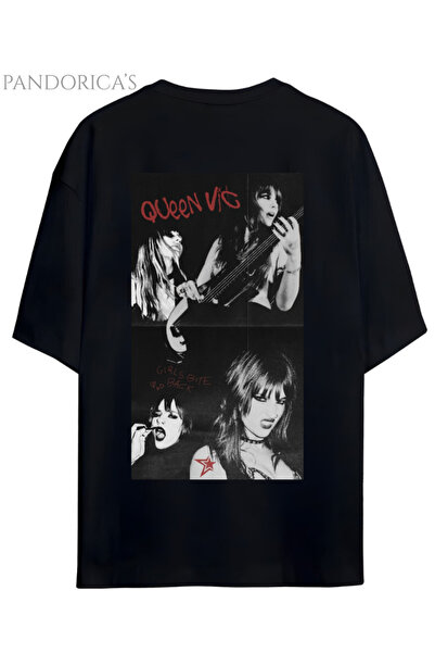 Grafftee Clothing ΣΕΙΡΑ MANESKİN DESIGN ΜΕ ΤΗΝ ΕΚΤΥΠΩΣΗ  "QUEEN VIC-GIRLS BIT...