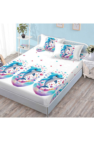 OEM Bed cover set 2 people 180x200cm + 2 pillowcases 50x80cm, JHN, AURA-0889
