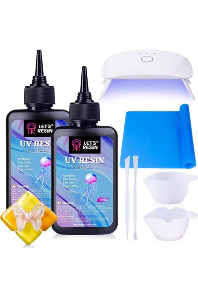 resinartworlds Κιτ Ρητίνης UV 200γρ.