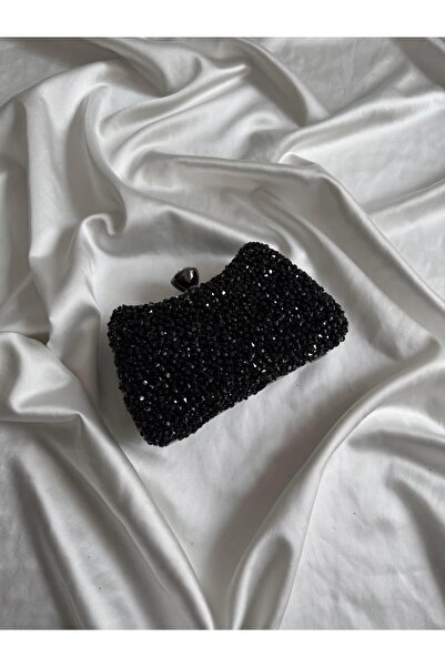 Single Stone Model Wedding Engagement Evening Dress Bag Black