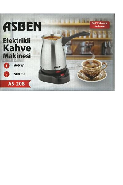 ASBEN ÇELİK AS-209 Elektrikli cezve kahve makinesi Kahve Demleme
