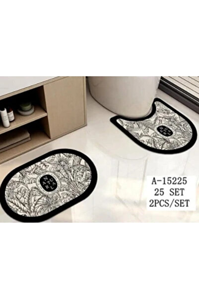 wei Set covorașe de baie 2 bucăți (38x45cm/38x58cm) PVC A-15225