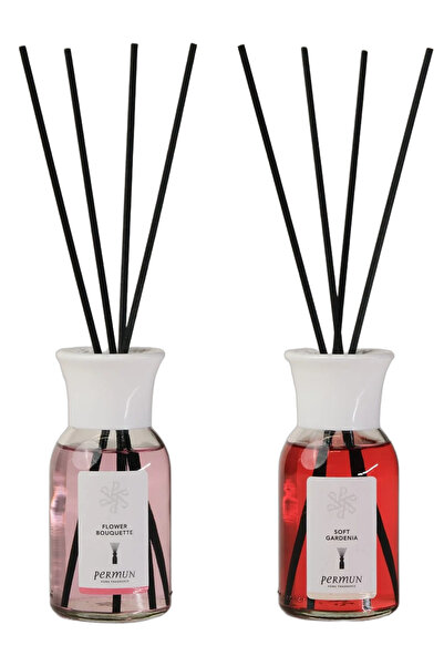 Permun Difuzor cu bețișoare cu aromă de buchet floral 110ml și Difuzor cu beț...