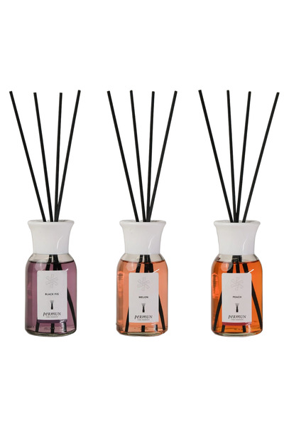 Permun Difuzor cu bețișoare cu aromă de smochin negru 110ml & Difuzor cu beți...