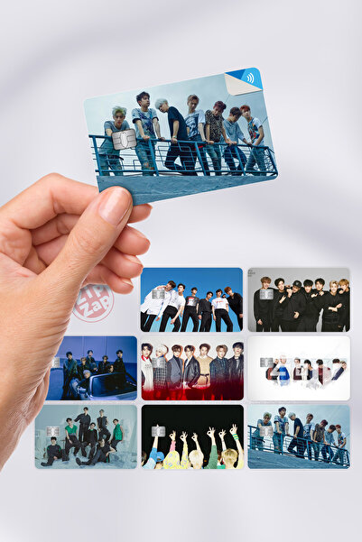 ZipZap GOT7 Kpop K-POP kartica sa ljepljivom folijom (8 komada)