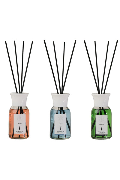 Permun Difuzor cu bețișoare cu aromă de pepene 110ml & Difuzor cu bețișoare c...