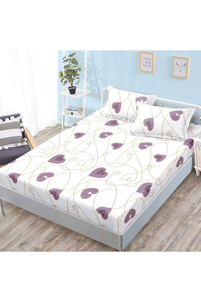 OEM Bed cover set 2 people 160x200cm + 2 pillowcases 50x70cm, PRV, AURA-1474