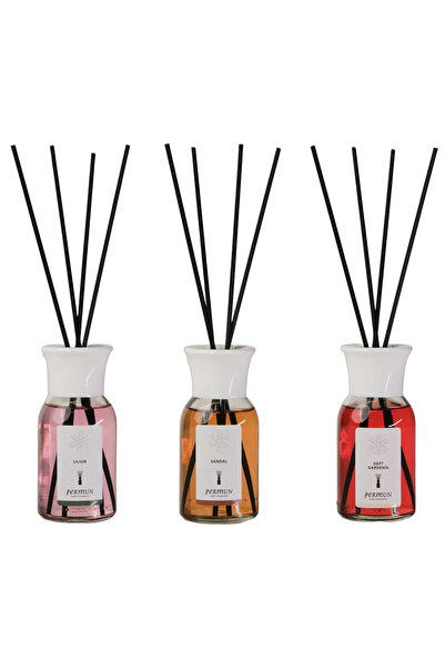 Permun Difuzor cu bețișoare Lilium 110ml & Difuzor cu bețișoare Sandalwood 11...