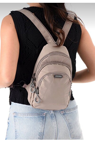 Sanmorris Women's Parachute Fabric Water Resistant Bodybag and Backpack