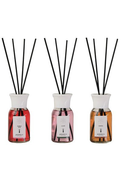Permun Difuzor cu bețișoare cu aromă de gumă de mestecat 110ml & Difuzor cu b...