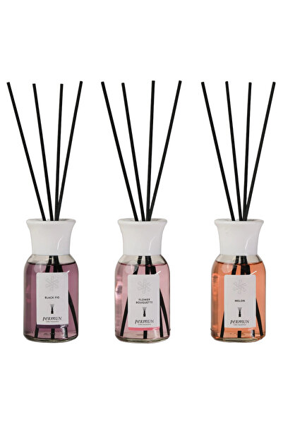 Permun Difuzor cu bețișoare cu aromă de smochin negru 110ml & Difuzor cu beți...