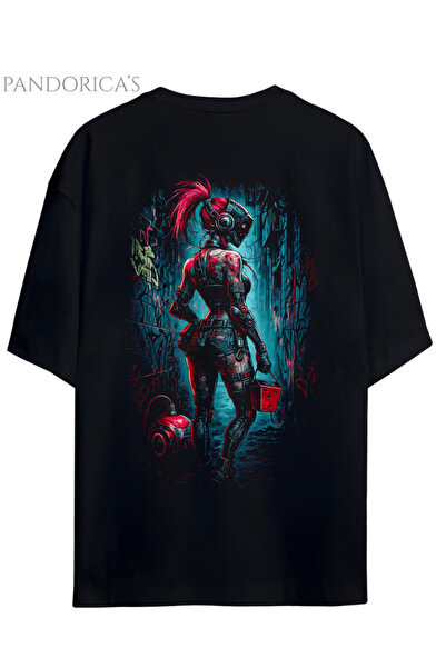 Grafftee Clothing Μπλουζάκι Unisex από βαμβάκι με στάμπα στην πλάτη, σειρά Cy...