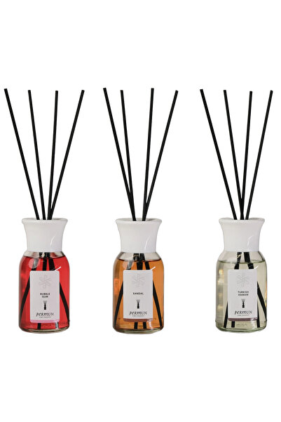 Permun Difuzor cu bețișoare cu aromă de gumă de mestecat 110ml & Difuzor cu b...