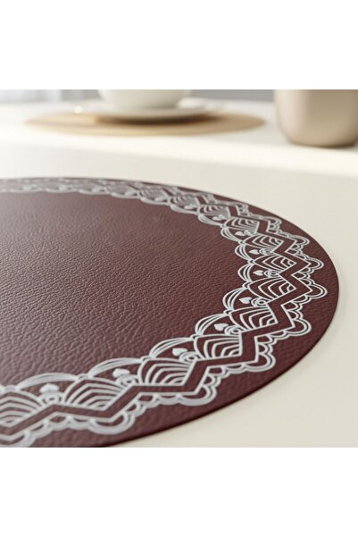 Grand Fine Art قطعتان من أدوات المائدة الأمريكية المصنوعة من الجلد المطبوع - ...