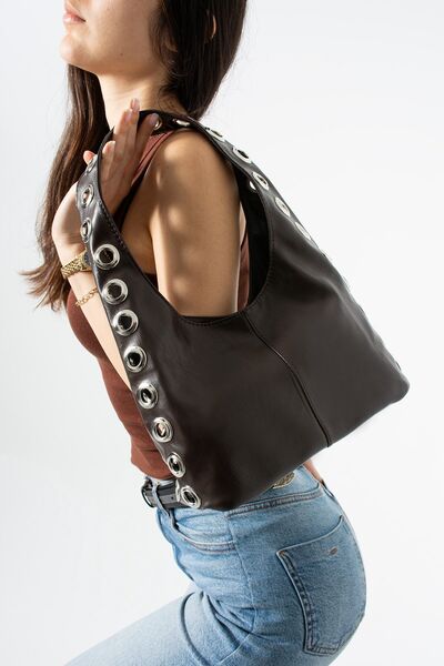 Night Elena Model Acı Kahve Γυναικεία τσάντα χειρός και ώμου