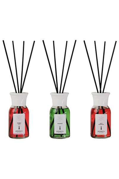 Permun Difuzor cu bețișoare cu aromă de gumă de mestecat 110ml & Difuzor cu b...