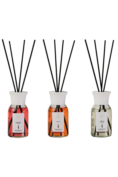 Permun Difuzor cu bețișoare Magnolia Cherry 110ml & Difuzor cu bețișoare Pier...