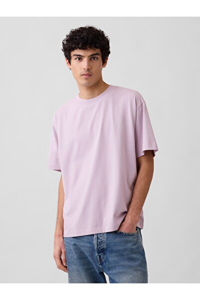 GAP Erkek Açık Pembe VintageSoft Boxy T-Shirt