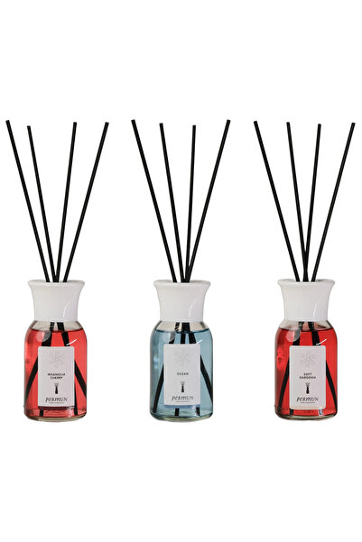 Permun Difuzor cu bețișoare Magnolia Cherry 110ml & Difuzor cu bețișoare Ocea...