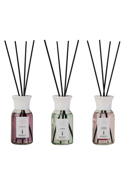 Permun Difuzor cu bețișoare cu parfum de smochin negru 110ml & Difuzor cu beț...