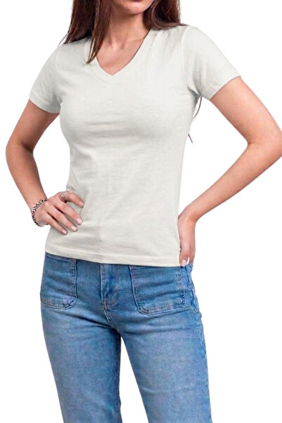 THIFF GYMWEAR Γυναικείο μπλουζάκι Ribana Buzy με λαιμόκοψη V (T-Shirt)