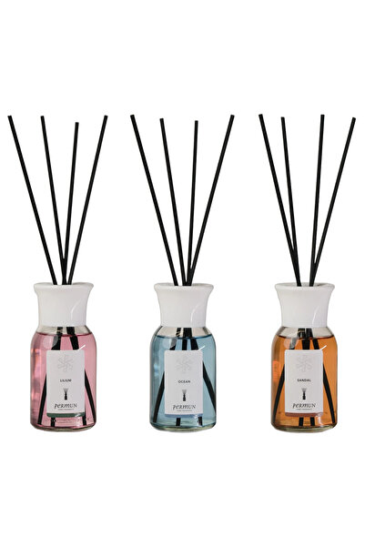 Permun Difuzor cu bețișoare Lilium 110ml & Difuzor cu bețișoare Ocean 110ml &...
