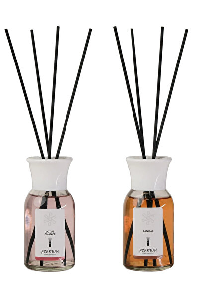 Permun Difuzor cu bețișoare Lotus Chance 110ml și Difuzor cu bețișoare Sandal...