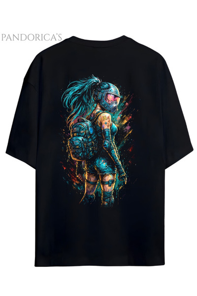 Grafftee Clothing Μπλουζάκι Unisex από βαμβάκι με στάμπα στην πλάτη, σειρά Cy...