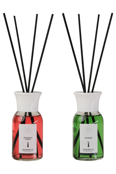 Permun Difuzor cu bețișoare cu aromă de Magnolie și Cireș 110ml & Difuzor cu ...