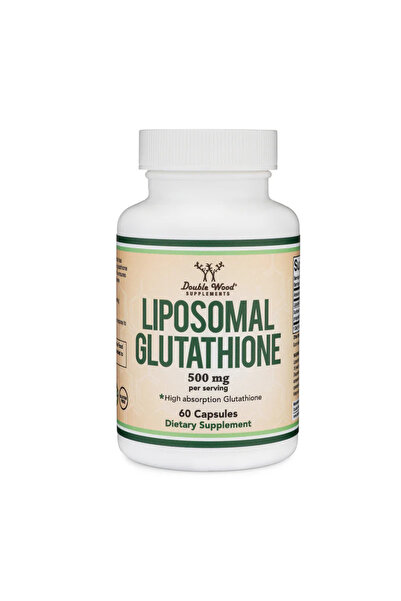 DOUBLE WOOD Liposomal Glutathione 500 mg 60 Kapsül – Yüksek Emilimli Antioksi...
