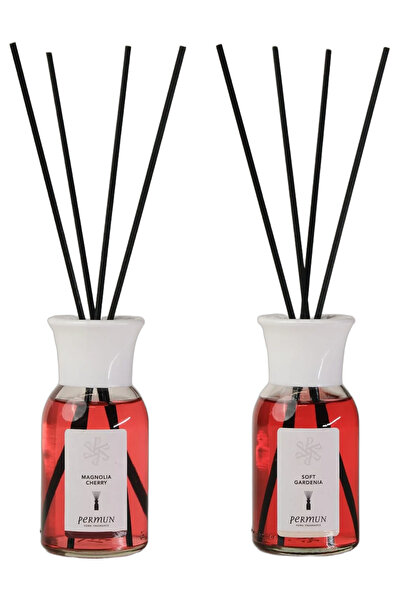 Permun Difuzor cu bețișoare Magnolia Cherry 110ml & Difuzor cu bețișoare Soft...
