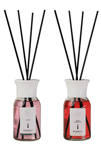 Permun Difuzor cu bețișoare Lilium 110ml și Difuzor cu bețișoare Soft Gardeni...