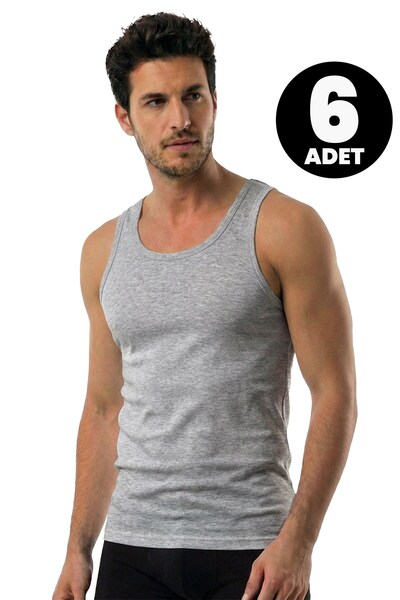 Öts Σετ 6 τεμαχίων ανδρικά εσώρουχα με ραβδώσεις (100% βαμβάκι)