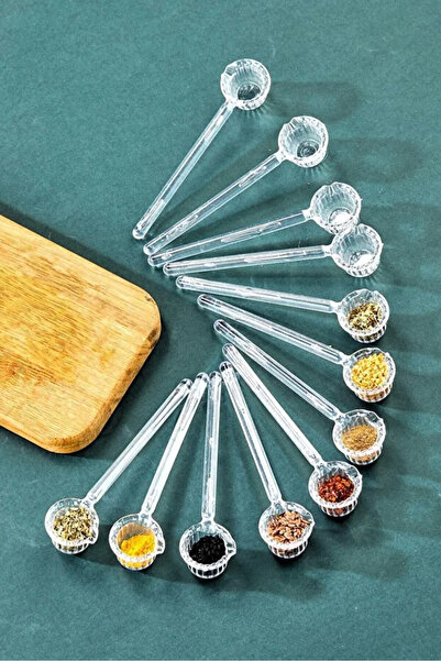 Motto Kitchen 12 Adet Mika Origami Şekilli Şeker Ve Kahve Kaşığı | Baharat Şe...