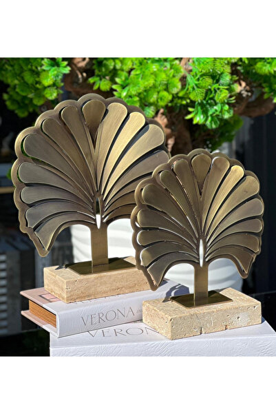 tuan design 2 Lİ YELPAZE DEKOR TRAVERTEN