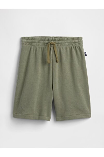 GAP Erkek Çocuk Haki Relaxed Pull-On Fransız Havlu Kumaş Şort