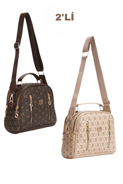 NEWISH POLO ACCESSORIES Γυναικεία τσάντα χειρός και ώμου με σχέδια, καθημεριν...