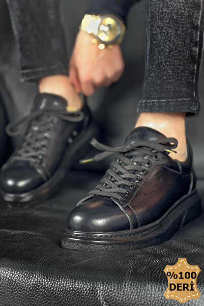 Aymood Mn257 - Dst Estrella Leather Men's Shoes Black