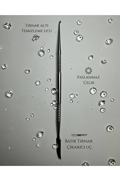 Rulia Professional Paslanmaz Çelik Batık Tırnak Çıkarıcı & Tırnak Eti Temizle...