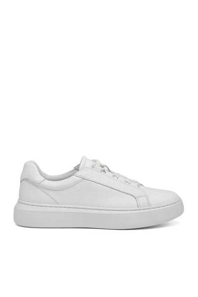 Tergan Beyaz Hakiki Deri Erkek Sneaker - E26I1AY57737-B69