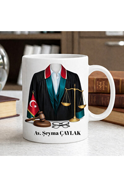 Brs PrintLab Kişiye Özel Avukat Baskı Tasarım Kupa Bardak