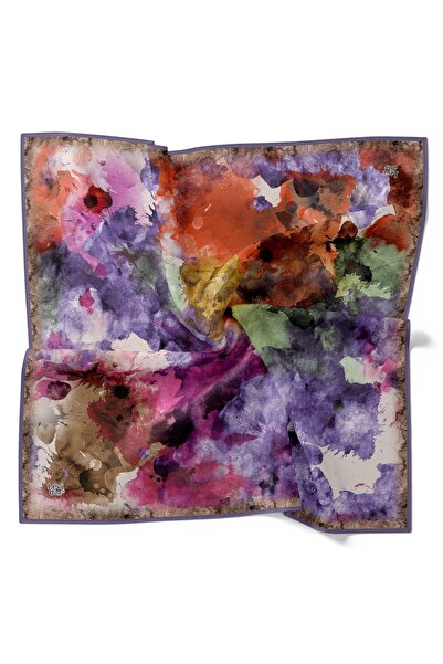 Levidor Φουλάρι με μοτίβο παστέλ και λαμπερά κρύσταλλα