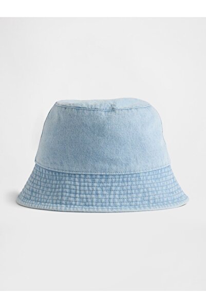 GAP Erkek Açık Mavi Denim Bucket Şapka