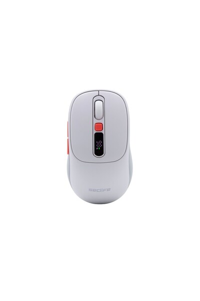 SECLIFE SC-300 Şarjlı Kablosuz Sessiz Mouse Beyaz