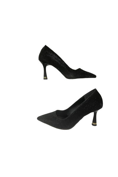 erbay shoes Γυναικεία Μαύρα Κρυστάλλινα Παπούτσια Στιλέτο 7 εκ. με τακούνι σε...