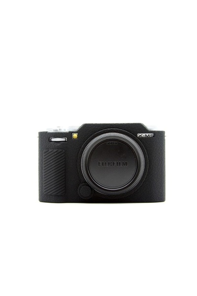 Mettzchrom Fujifilm XM5 Kaymaz Doku Tasarımı Silikon Kılıfı Fujifilm X-M5 Kamera Sadece Koruyucu kılıf