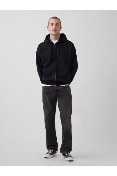 GAP Erkek Siyah Relaxed Straight Jean Pantolon