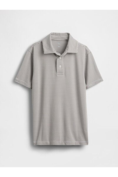 GAP Erkek Çocuk Gri Kids GapFit Tech Polo